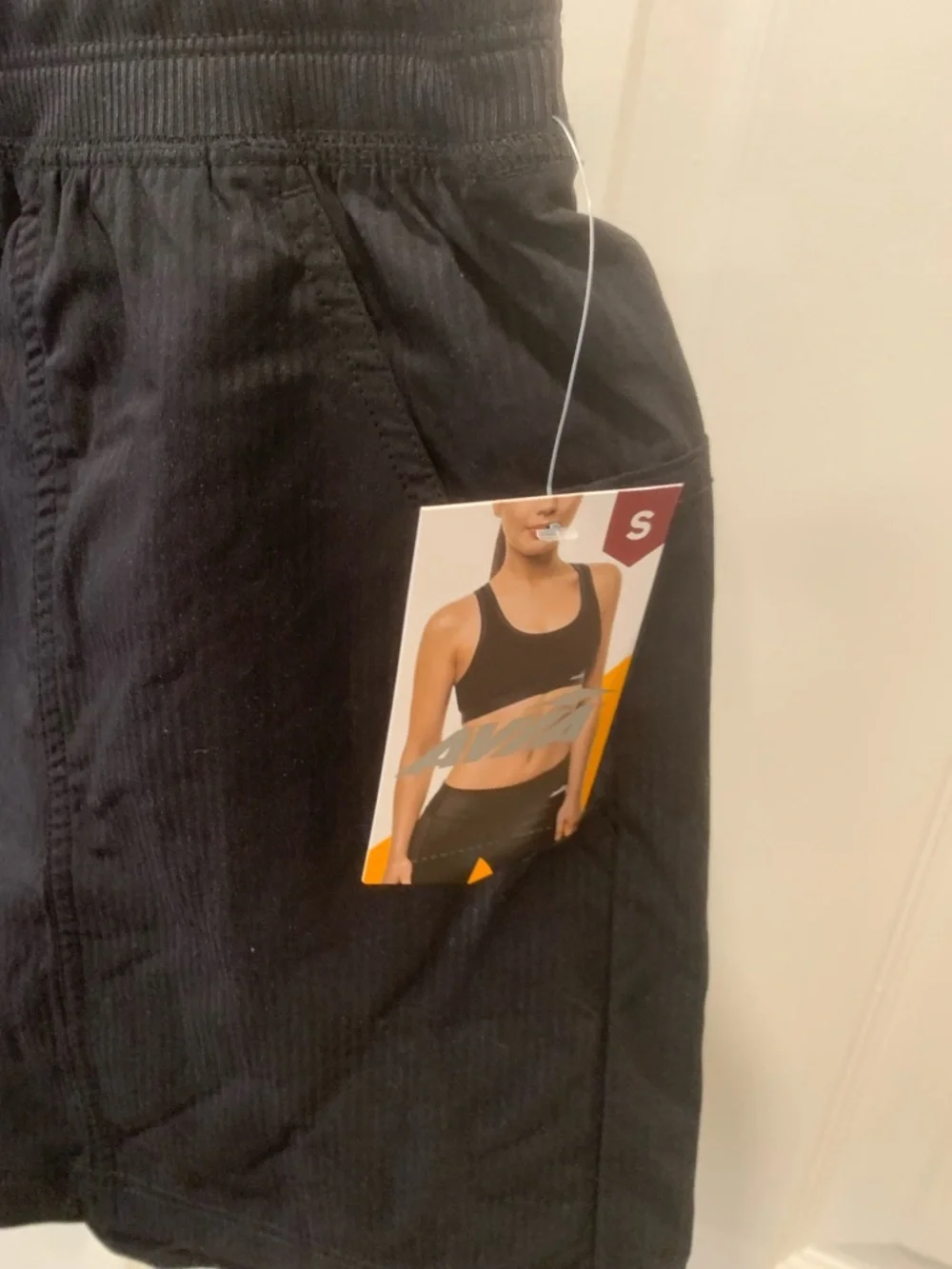 Avia Black Athletic Drawstring Shorts - Picture 2 of 2